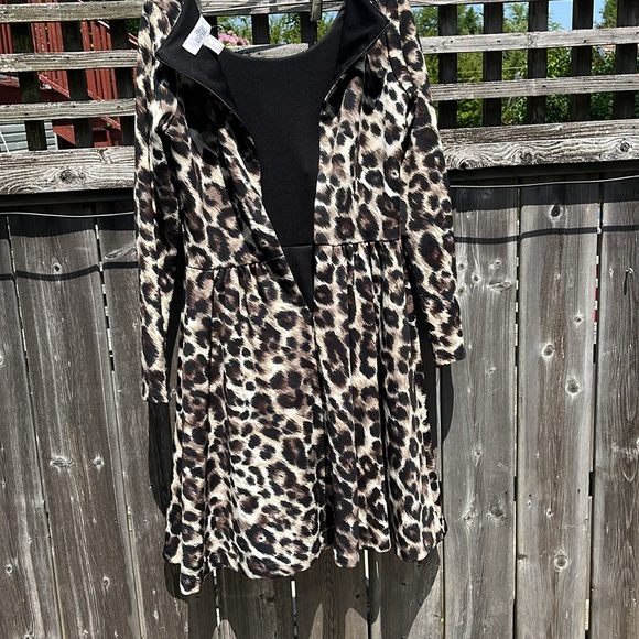 Designer dress leopard print - Picture 5 of 7